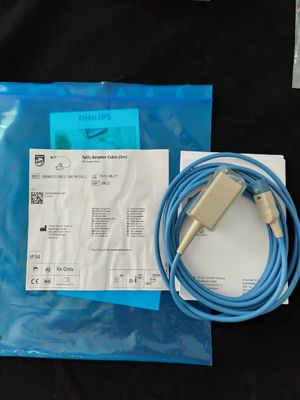 Dispositif médical Spo2 câble d'extension M1943AL avec 9 trous 3M 8 broches