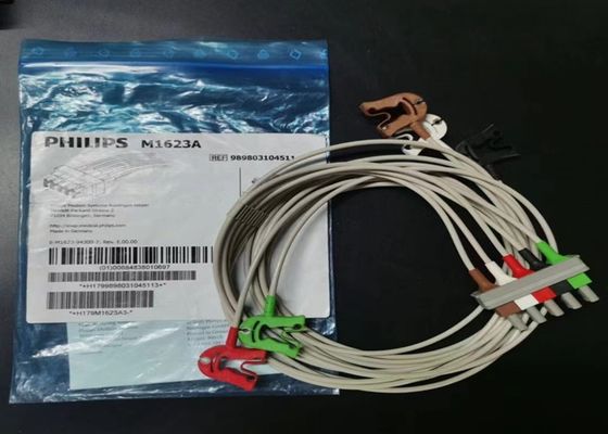 PHILIP M1623A Consommables pour appareils médicaux, 5 Cable ECG au plomb 989803104511