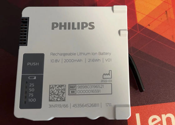 989803196521 Batterie lithium-ion rechargeable pour le moniteur de patient IntelliVue