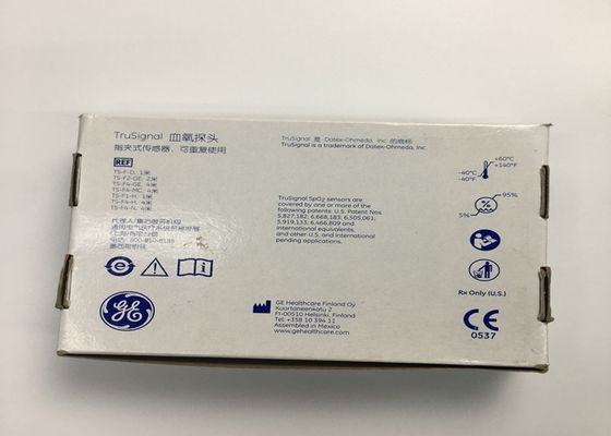 1M Consommables pour appareils médicaux, GE Trusignal Spo2 Capteur de doigt Ref TS-F1-H Tête ronde