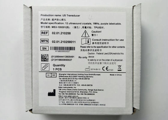 États-Unis Transducteur sonde d'échographie fœtale 4 aiguilles imperméable à l'eau IPX8 MS3-109301