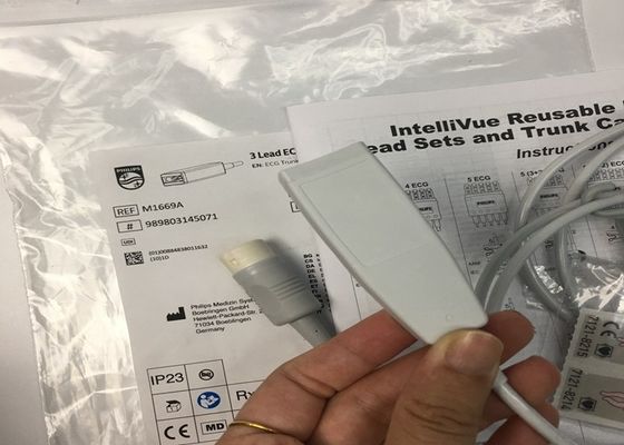M1669A Cable électrocardiogrammique à 3 conduits intermédiaire réutilisable