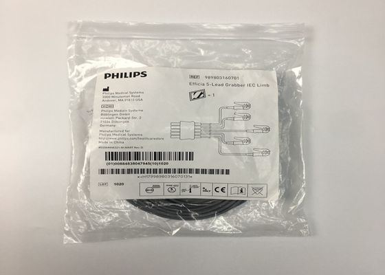 PHLIP Efficia réutilisable 5 câble ECG plomb membre IEC pour adultes
