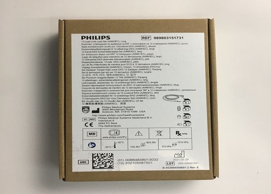 PHLIP ECG pièces de rechange, AMMI IEC 12 Plomb ECG extrémité plomb 1.4M 989803151731