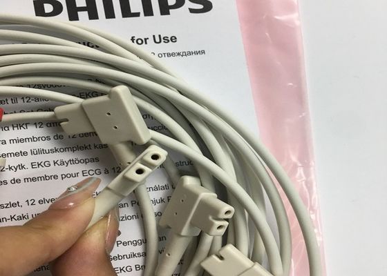 PHLIP ECG pièces de rechange, AMMI IEC 12 Plomb ECG extrémité plomb 1.4M 989803151731