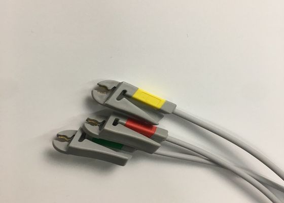 3 Cable de tronc d'ECG à plomb 2106309-002 avec câble de plomb de prise intégré 12FT