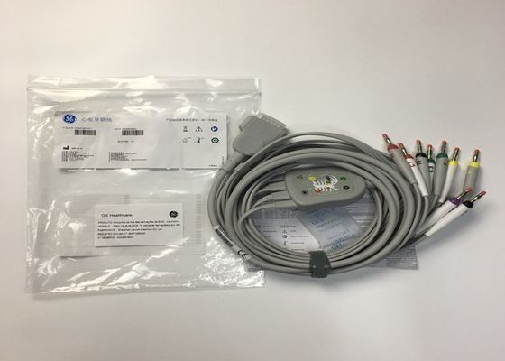 10 Pièces de remplacement ECG en plomb Cable GE2104726-001 Norme UE