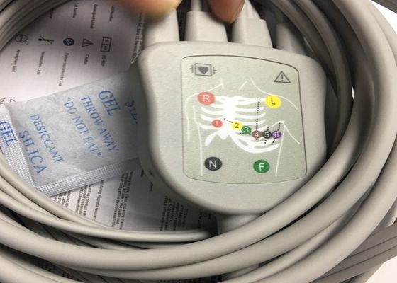 10 Pièces de remplacement ECG en plomb Cable GE2104726-001 Norme UE