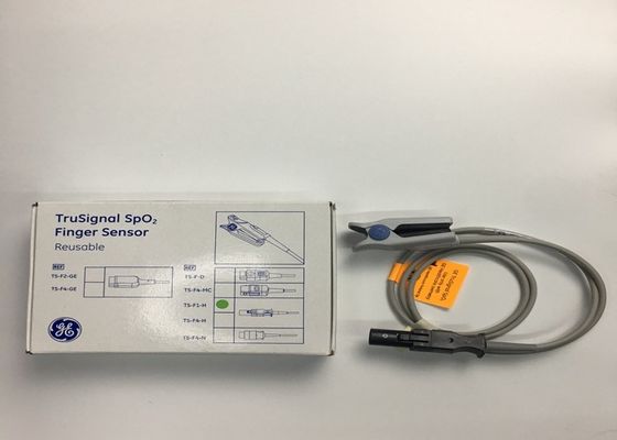 Pièces détachées réutilisables pour équipement médical, capteur de doigt Trusignal Spo2 en forme ronde 1M