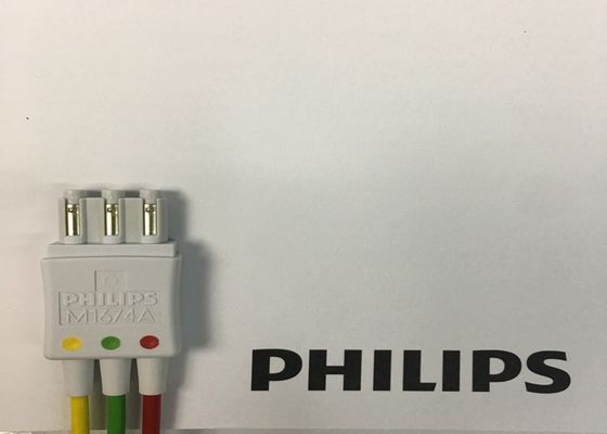 M1674A Ensemble de câbles ECG à plomb 3 IEC ICU à plomb 1M pour équipement médical