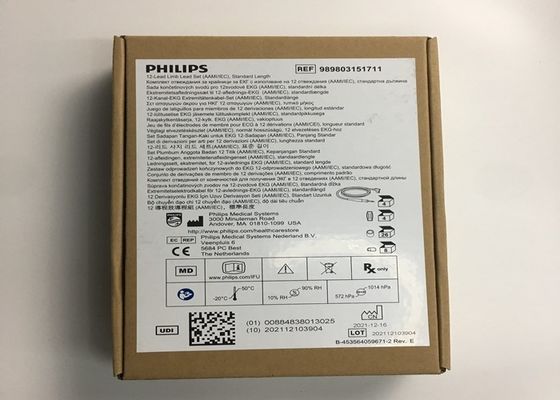 1M 12 Lead ECG Limb Leads 989803151711 Pour le moniteur de patient PHLIP TC30 TC50 TC70