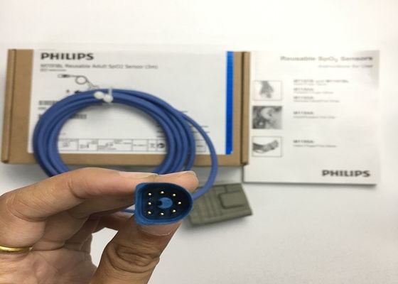Phlip M1191BL équipement médical pièces détachées, Sensor SpO2 adulte 3M D forme 8 broches