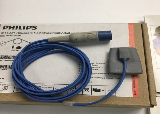 M1192A Capteur SpO2 à petit doigt recyclable pour enfants et adultes en forme de D 8 broches 1,5M
