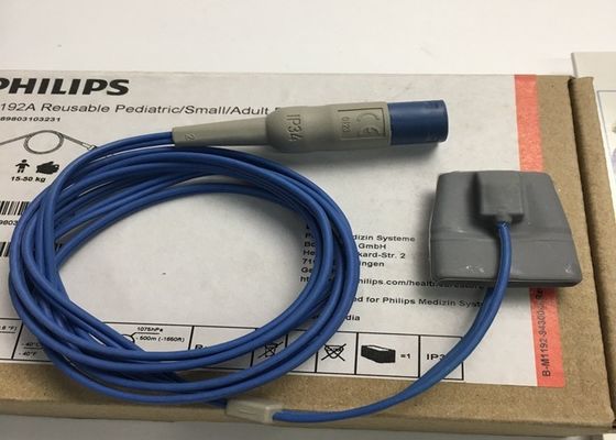 M1192A Capteur SpO2 à petit doigt recyclable pour enfants et adultes en forme de D 8 broches 1,5M