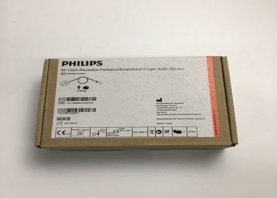 M1192A Capteur SpO2 à petit doigt recyclable pour enfants et adultes en forme de D 8 broches 1,5M