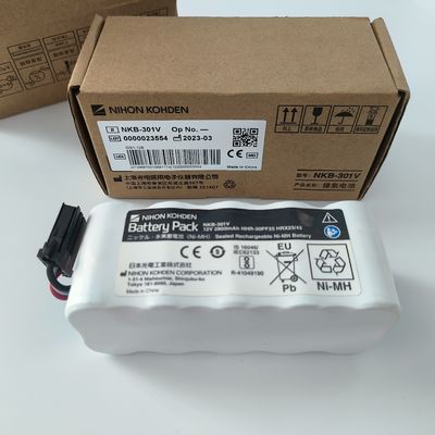 La batterie de NIHON KOHDEN NKB-301V Voltage nominal 12V 2800mAh Ni-MH