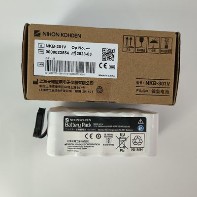 La batterie de NIHON KOHDEN NKB-301V Voltage nominal 12V 2800mAh Ni-MH