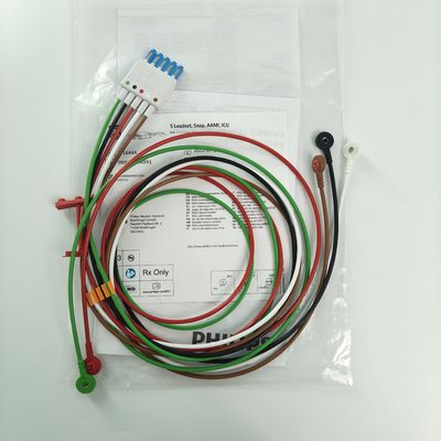 989803144991 Accessoires de moniteur de patient PHILIP CBL 5 Leadset Snap AAMI ICU REF M1644A