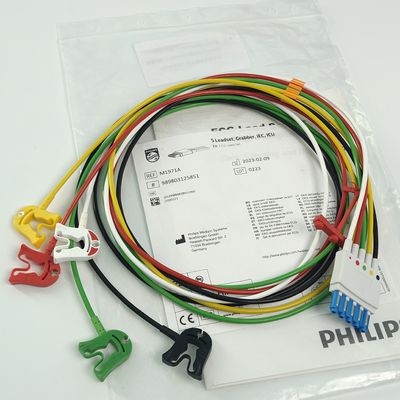 PHILIP Moniteur du patient Dispositif médical Consommables CBL 5 Leadset Grabber IEC ICU REF M1971A 989803125851