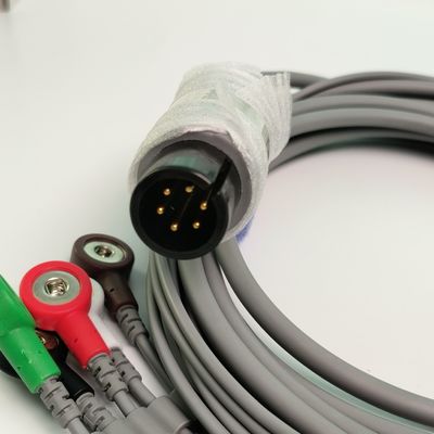 REF EC05DAS061 Moniteur fil cardiaque intégré 5 type de boucle résistante à la défibrillation au plomb