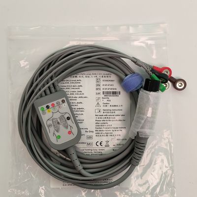 REF EC05DAS061 Moniteur fil cardiaque intégré 5 type de boucle résistante à la défibrillation au plomb