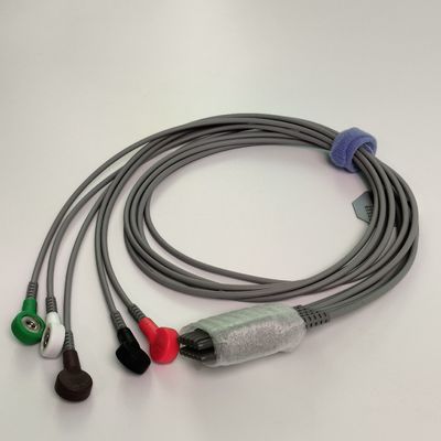 IT20 Télémétrie par électrocardiogramme fil de plomb cinq plomb American Standard Buckle Style REF EL05DASY1