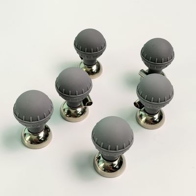 6 pièces / 1 boîte de boules de succion grises de diamètre 27 mm d'ouverture de 4,0 mm REF ECG-FQX41