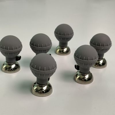 6 pièces / 1 boîte de boules de succion grises de diamètre 27 mm d'ouverture de 4,0 mm REF ECG-FQX41