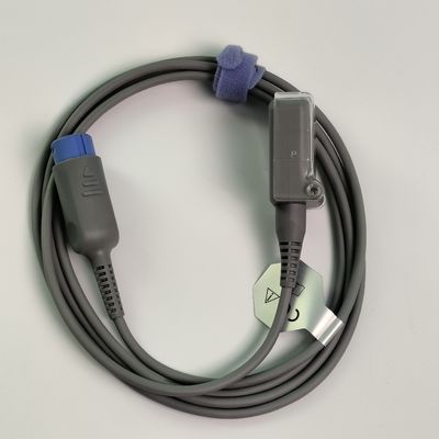 REF SHEC3 Cable d'extension de l'oxygène sanguin 2M Tête ronde bleue Fente unique 7 broches L 2,0 M