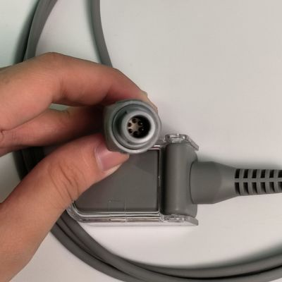 SHEC1 câble d'extension de sonde d'oxygène sanguin 2M DB9 adaptateur à prise LEMO 6 broches double fente L2.0m