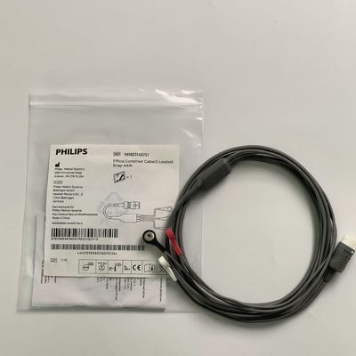 PHILIP original Efficia câble combiné / 3 leadset Snap AAMI REF: 989803160751