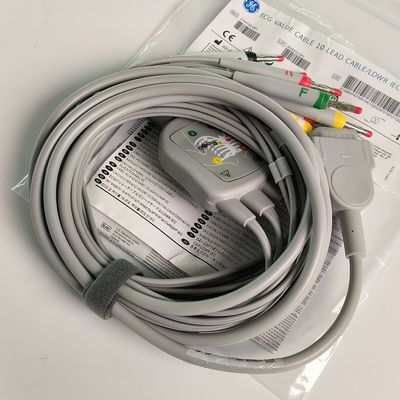 Machine d'électrocardiogramme intégré 12 fils de plomb avec 15 broches Standard européen IEC tête de banane 4.0