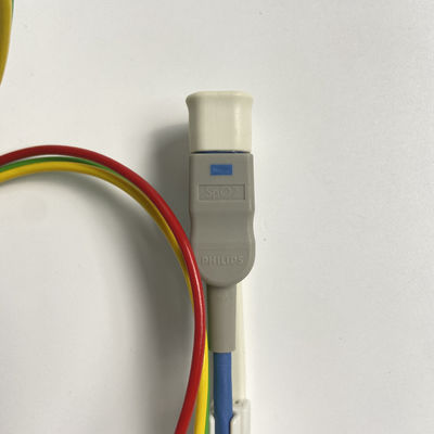 REF de l'appareil de capture à trois conducteurs européen standard avec connecteur d'oxygène sanguin ECG:989803171911