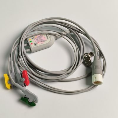 Philippe original 3 plomb IEC plomb rouge, vert, jaune, 2,6 M bout de machine ronde 12 aiguilles PN:989803143171
