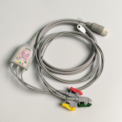 Philippe original 3 plomb IEC plomb rouge, vert, jaune, 2,6 M bout de machine ronde 12 aiguilles PN:989803143171