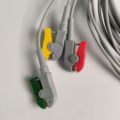 Philippe original 3 plomb IEC plomb rouge, vert, jaune, 2,6 M bout de machine ronde 12 aiguilles PN:989803143171