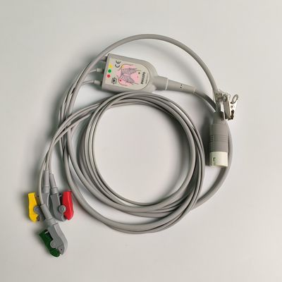 Philippe original 3 plomb IEC plomb rouge, vert, jaune, 2,6 M bout de machine ronde 12 aiguilles PN:989803143171