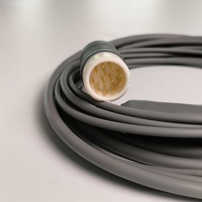 PHILIP Original Efficia Combined Cable/3-Leadset Grabber IEC. Fin de machine ronde à 12 broches, REF: 989803160741