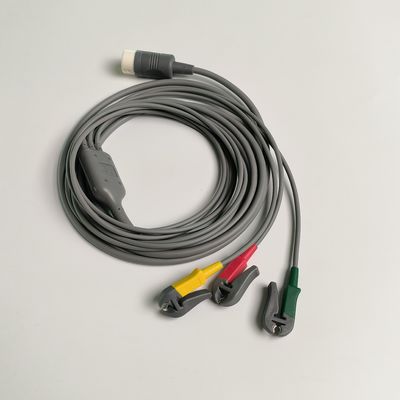 PHILIP Original Efficia Combined Cable/3-Leadset Grabber IEC. Fin de machine ronde à 12 broches, REF: 989803160741