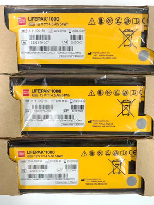 REF:1141-000156 Piles pour équipement médical Medtronic LIFEPAK 1000 Piles pour défibrillateur 12V 4,5Ah 54Wh