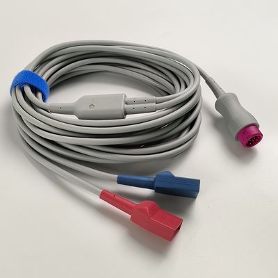 REF:IM2203 câble IBP,Mindray PICCO module 12Pin câble BIP Y