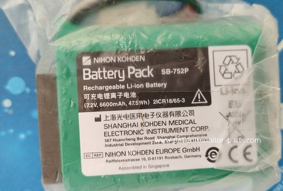 Nihon Kohden SB-470P 7.2V batterie au lithium Compatible avec les modèles -752P SVM-7501 SVM-7500 SVM-7600