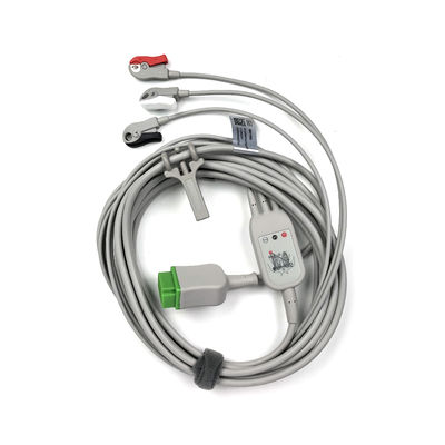 5831398 Cable de plomb et câble de tronc ECG 3 Cable de plomb indétachable,4.7M/15 FT