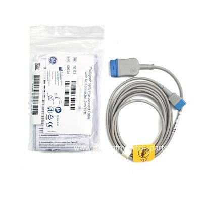 Cable d'interconnexion TS-G3 TruSignal SpO2 avec connecteur GE 3M/10FT
