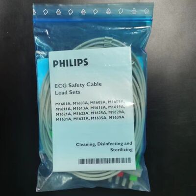Le câble de sécurité de l'ECG de Philips M1623A (REF: 989803104511)