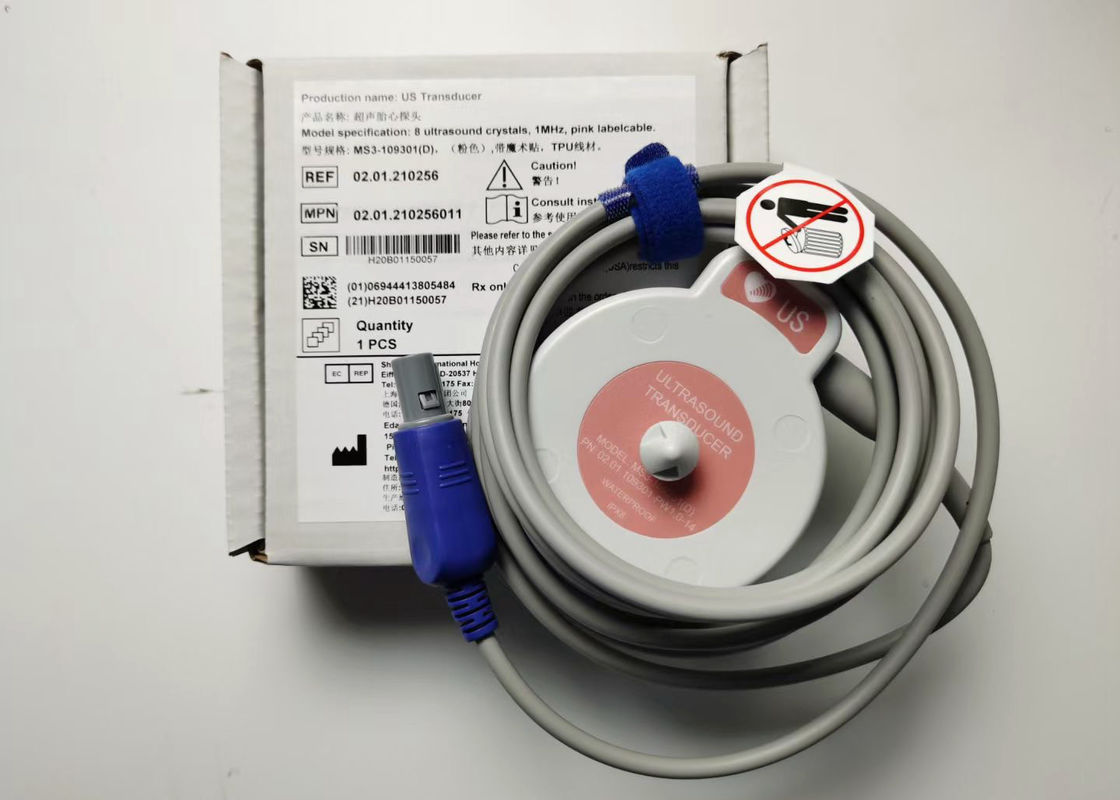 EDAN F6 Moniteur fœtal Transducteur MS3-109301 Double fente 4 broches étanche IPX8