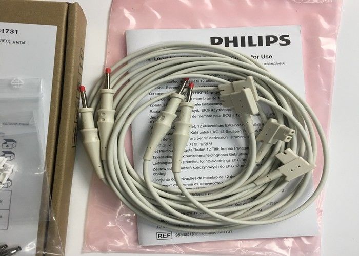 PHLIP ECG pièces de rechange, AMMI IEC 12 Plomb ECG extrémité plomb 1.4M 989803151731
