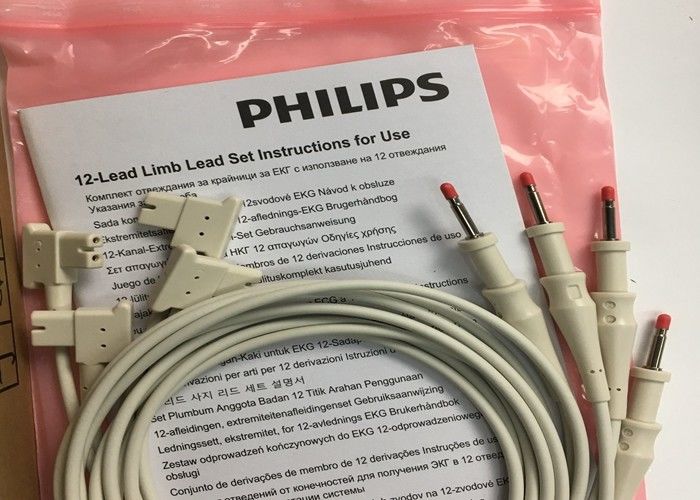 1M 12 Lead ECG Limb Leads 989803151711 Pour le moniteur de patient PHLIP TC30 TC50 TC70