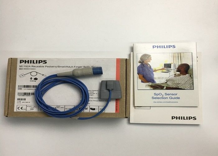 M1192A Capteur SpO2 à petit doigt recyclable pour enfants et adultes en forme de D 8 broches 1,5M