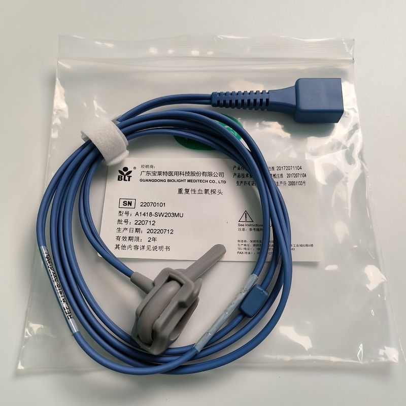 Probes d'oxygène sanguin en paquet de nouveau-nés avec 9 aiguilles REF A1418-SW203MU